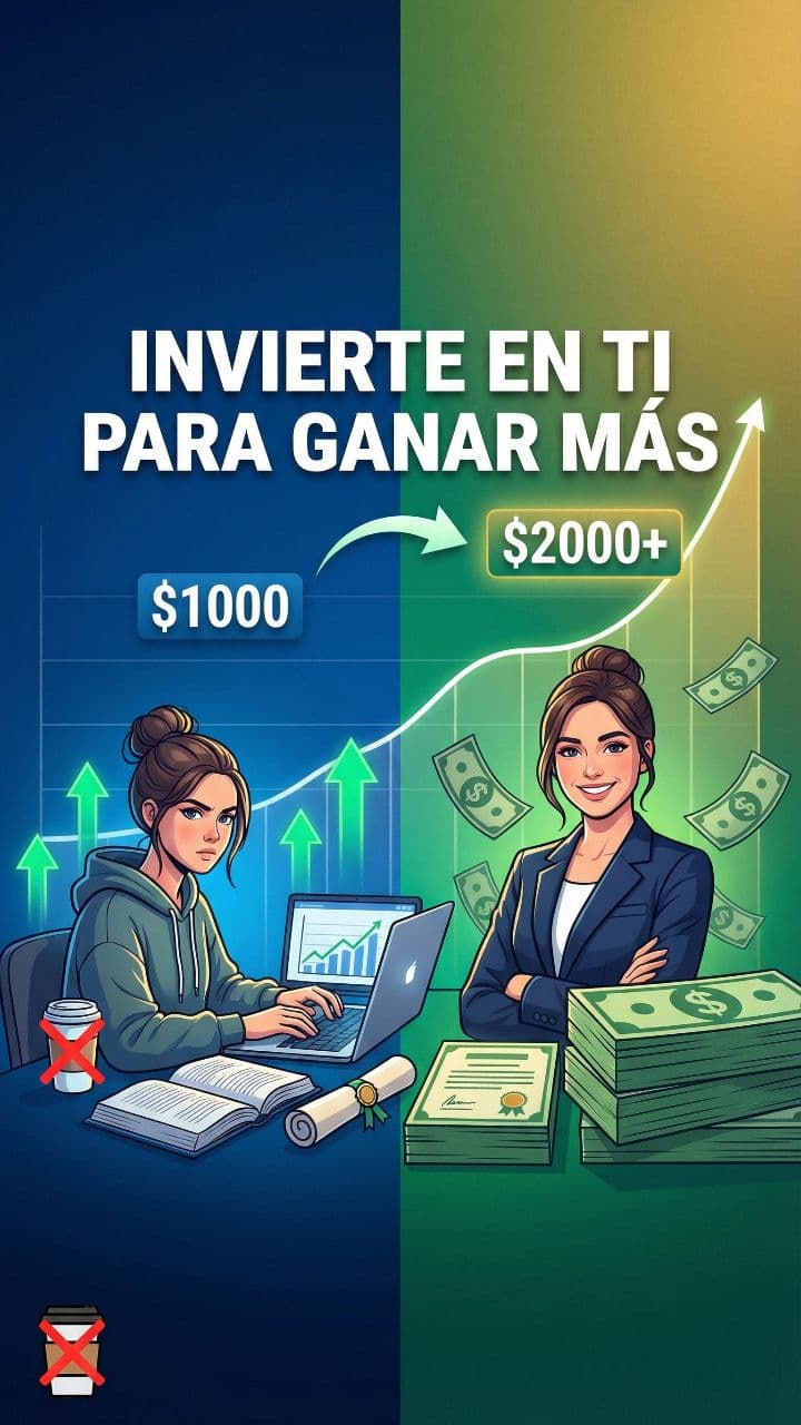 Invierte en ti para ganar más