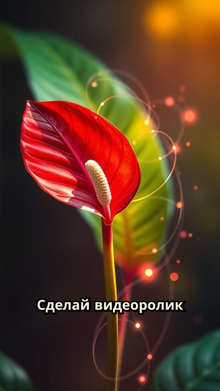 Антариум: Яркость и гармония цветка