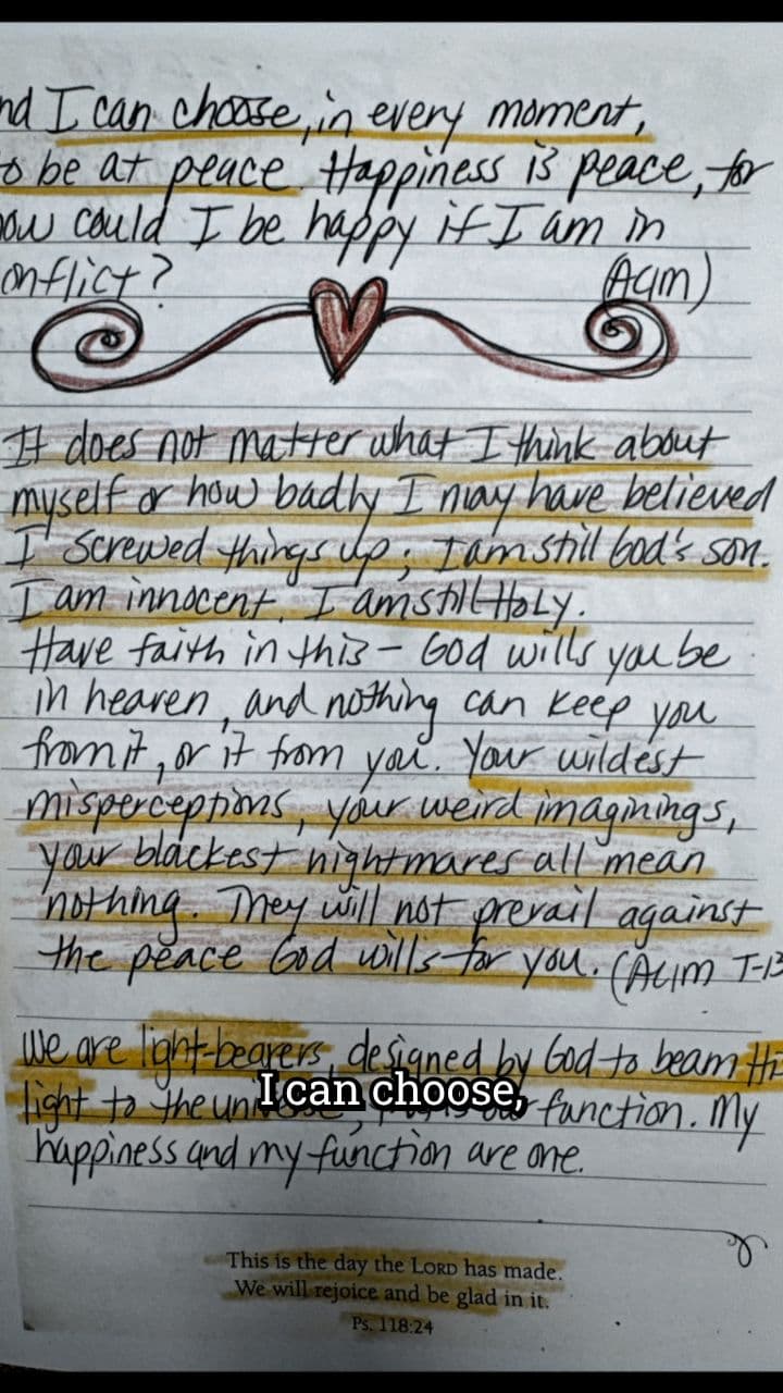 Embracing Peace and Purpose