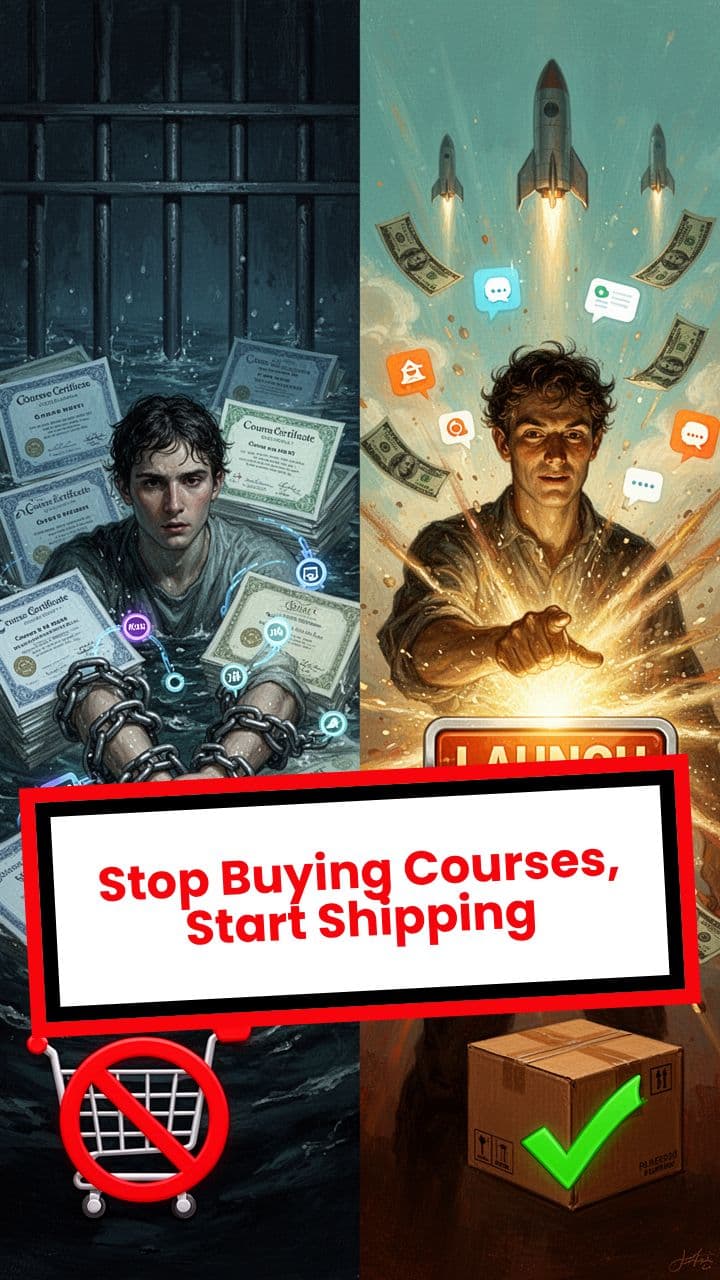 Stop Buying Courses, Start Shipping