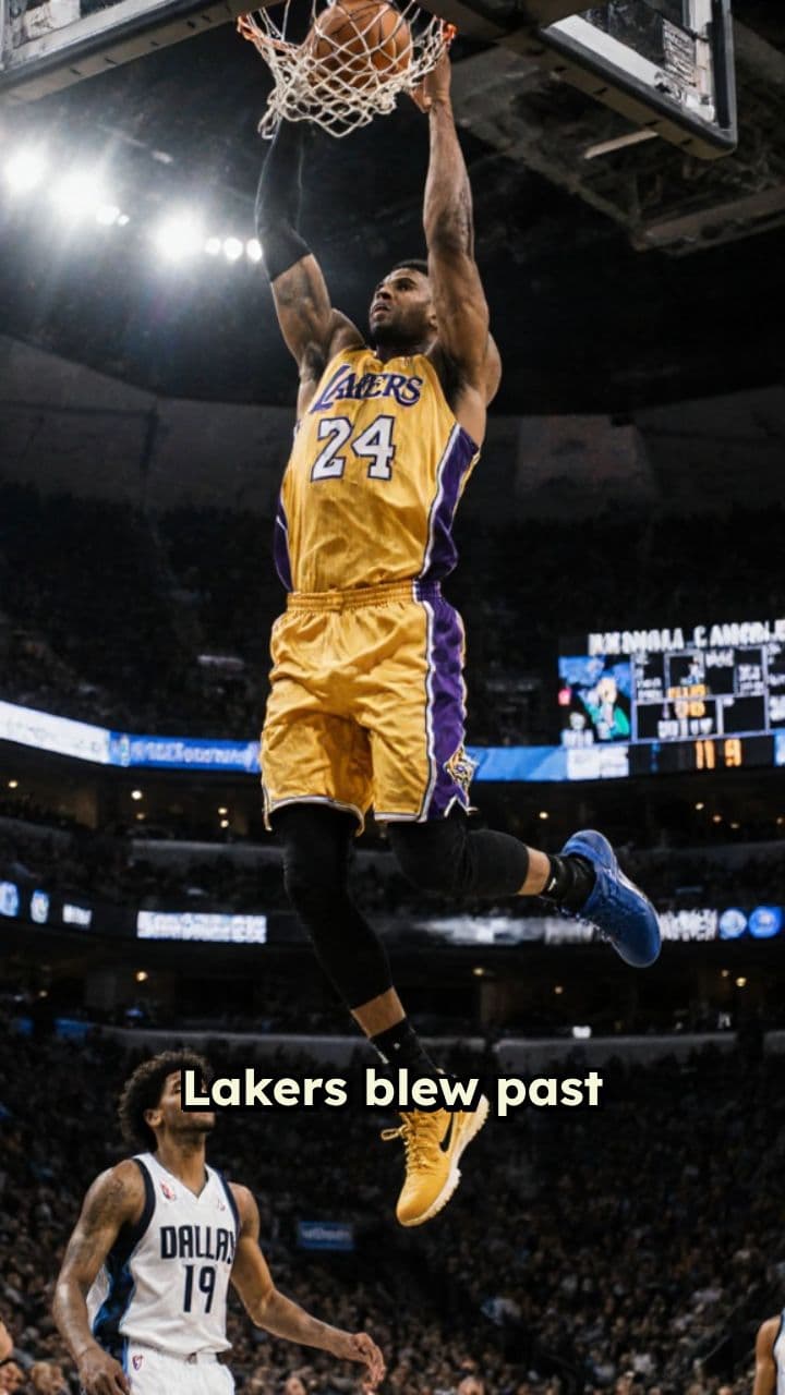 Lakers Dominate Mavericks to Advance in NBA Cup