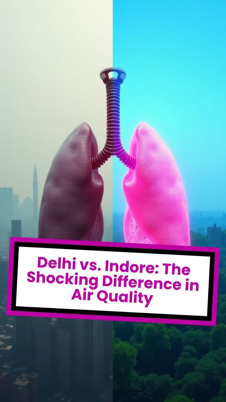 Delhi vs. Indore: The Shocking Difference in Air Quality