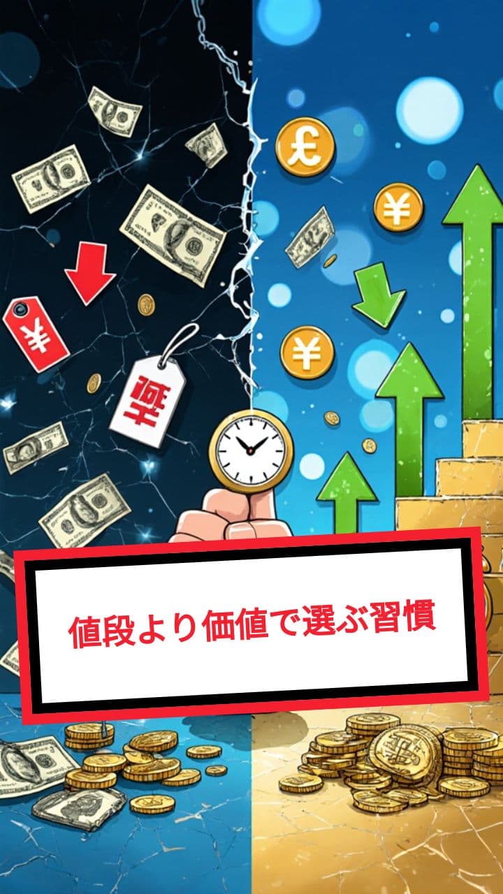 値段より価値で選ぶ習慣