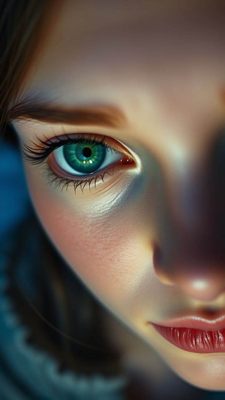 Зеленые глаза изумрудного леса