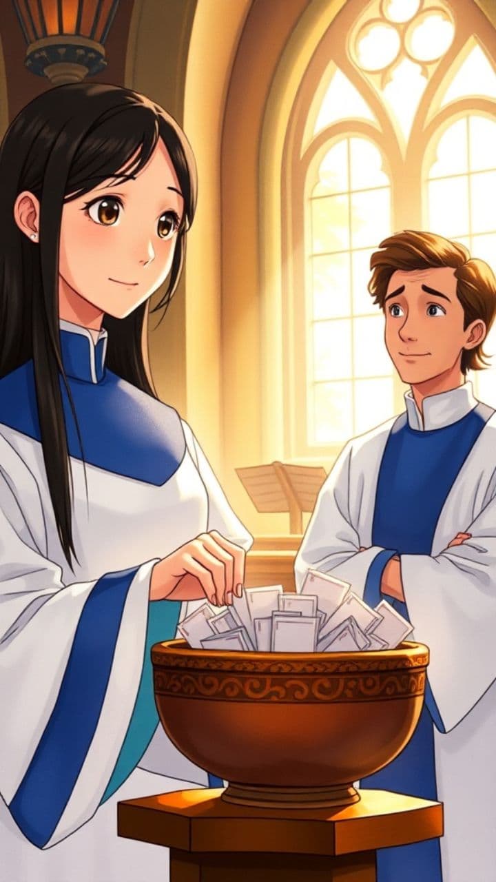 Choir's Secret Santa Draw Animation