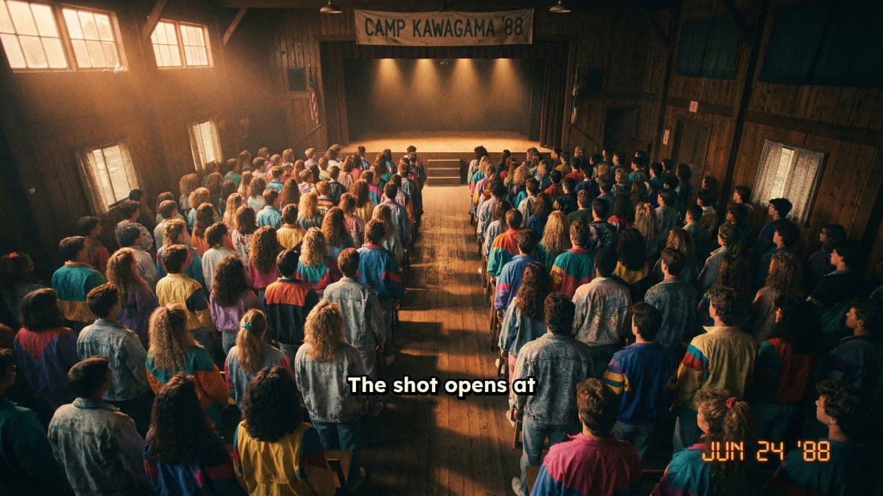 1980s Camp Auditorium Performance