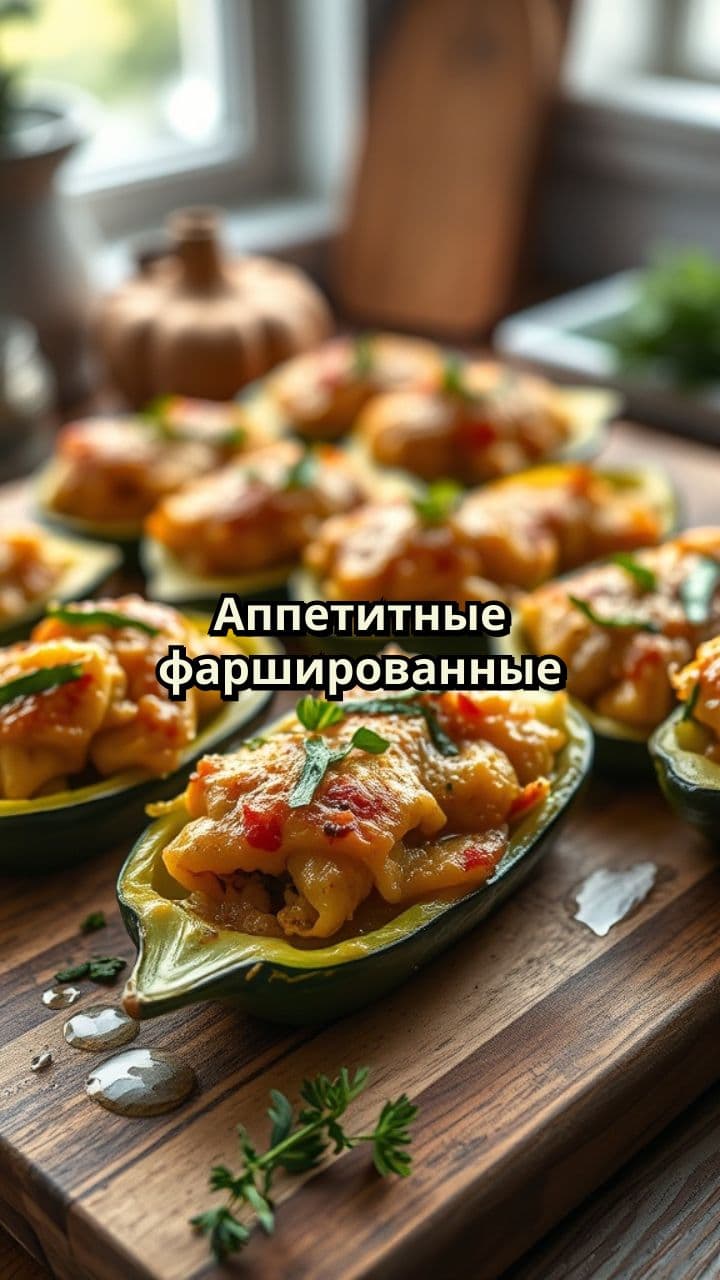 Фаршированные овощи в духовке