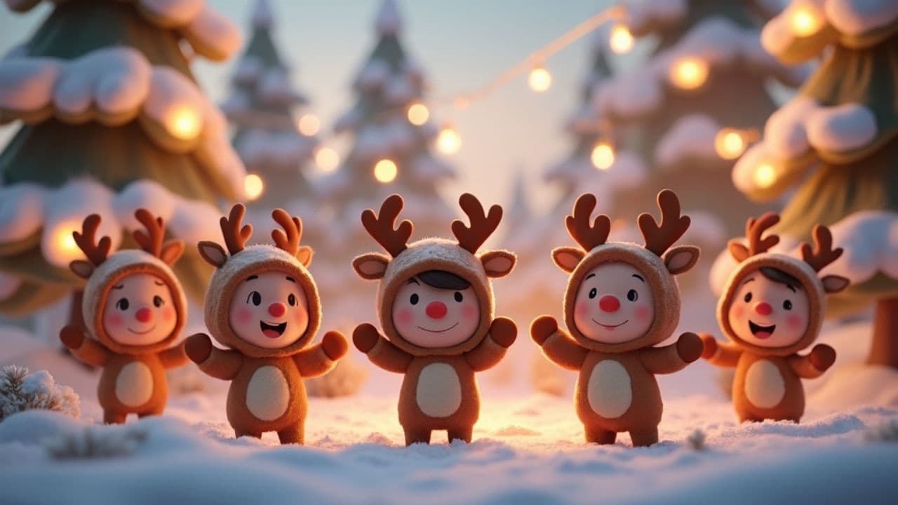 Reindeer Dance and Freeze Fun