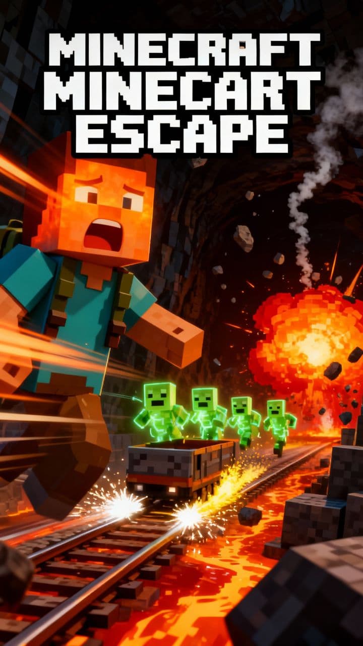 Minecraft Minecart Escape