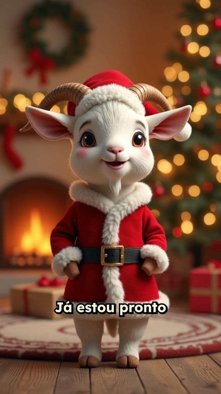 Baby Goat Santa Announcement