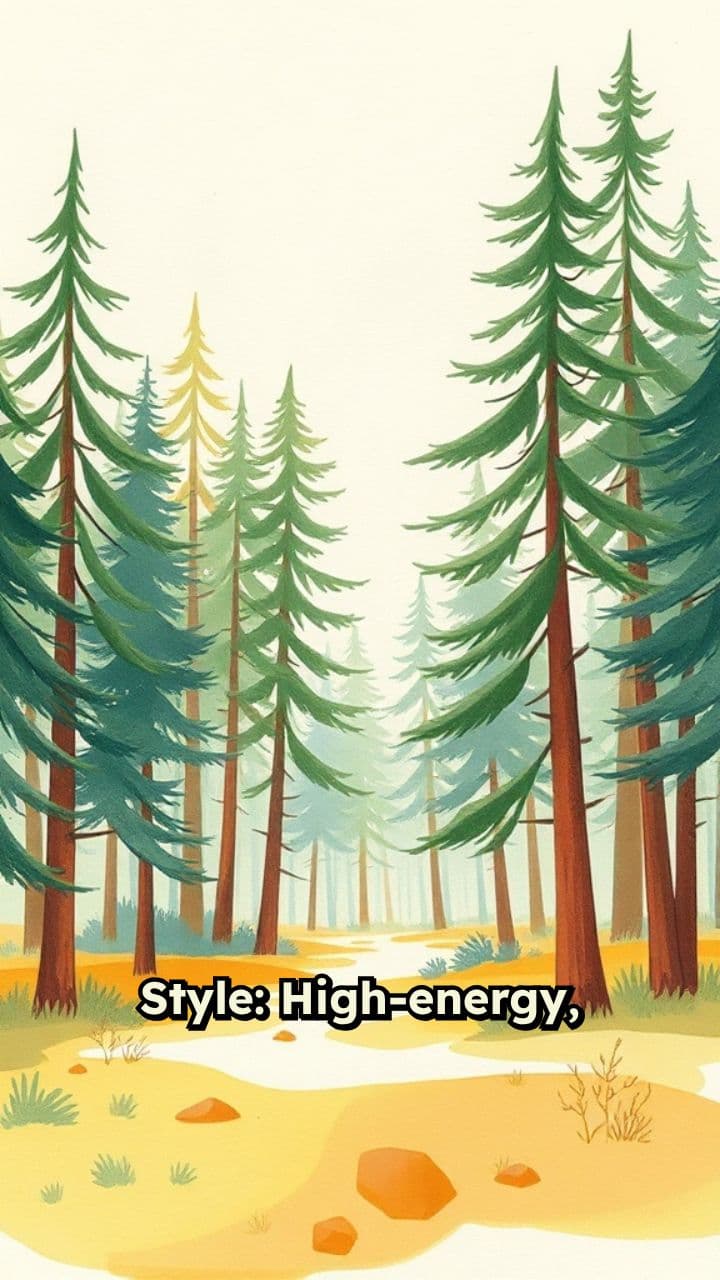 Timber Triumph in the Forest