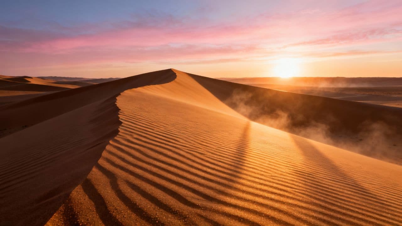 Desert Sunrise: A Mystical Journey