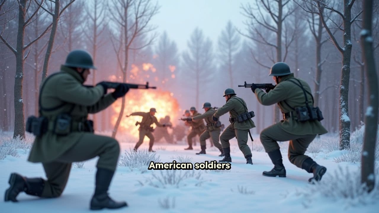 Battle of the Bulge: American Soldiers vs. Germans