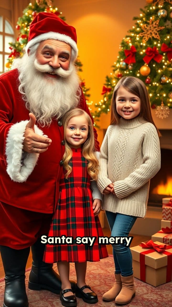 Santa's Christmas Message for Eden and Evelyn