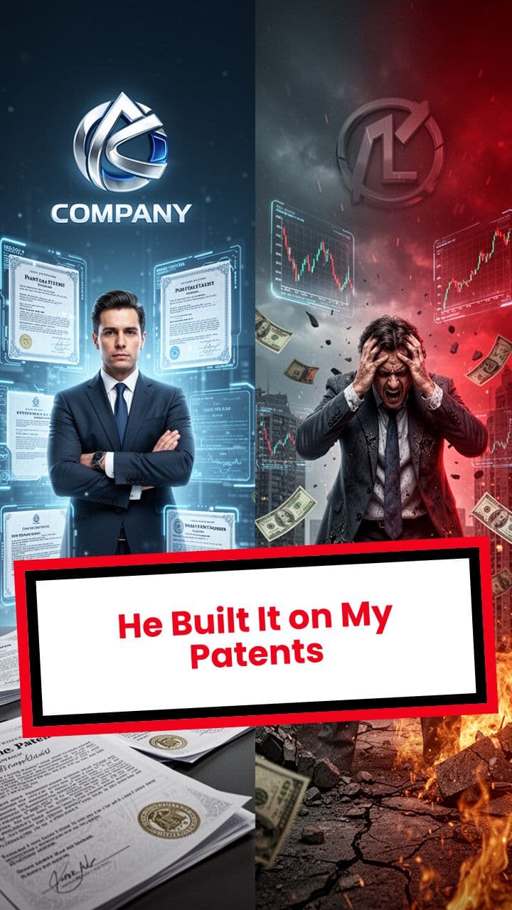 He Built It on My Patents