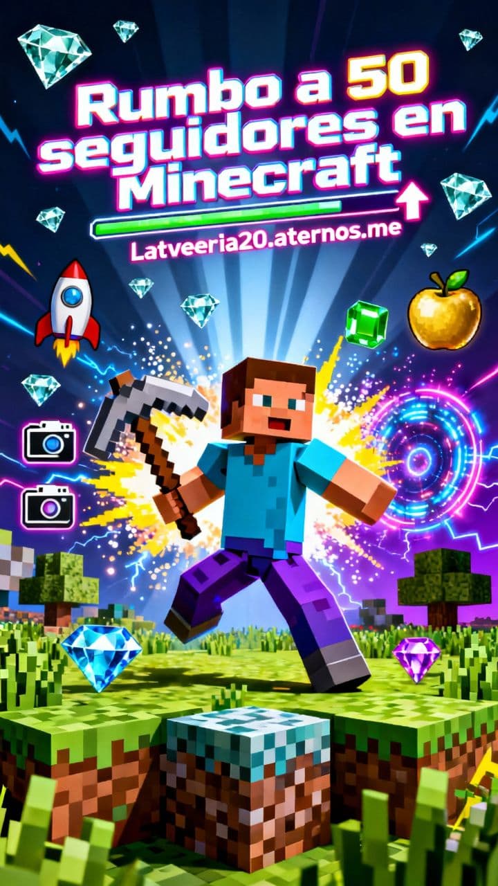 Rumbo a 50 seguidores en Minecraft
