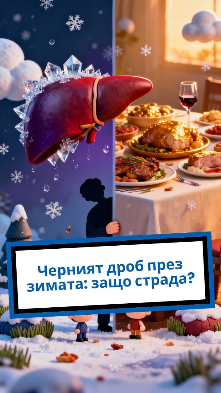 Черният дроб през зимата: защо страда?