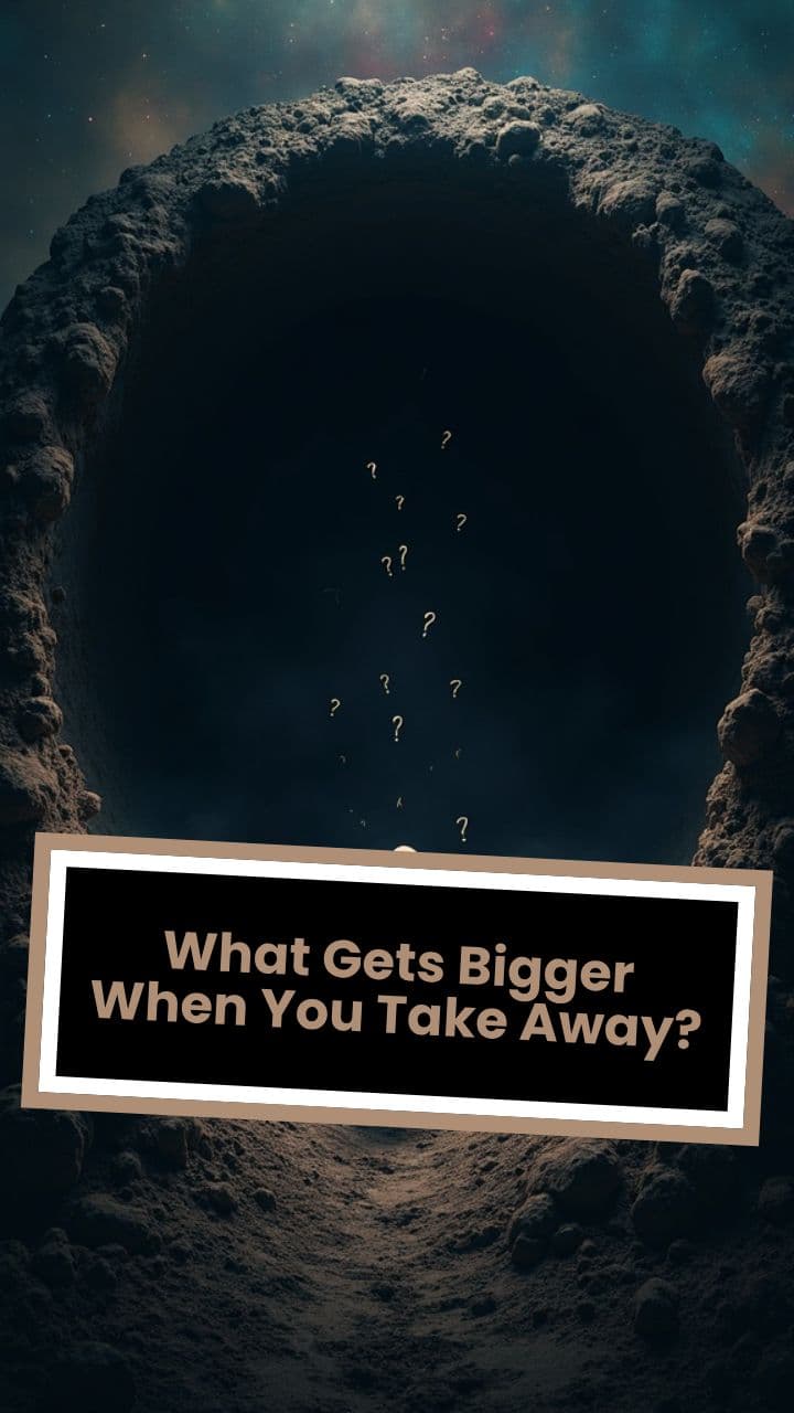 What Gets Bigger When You Take Away?