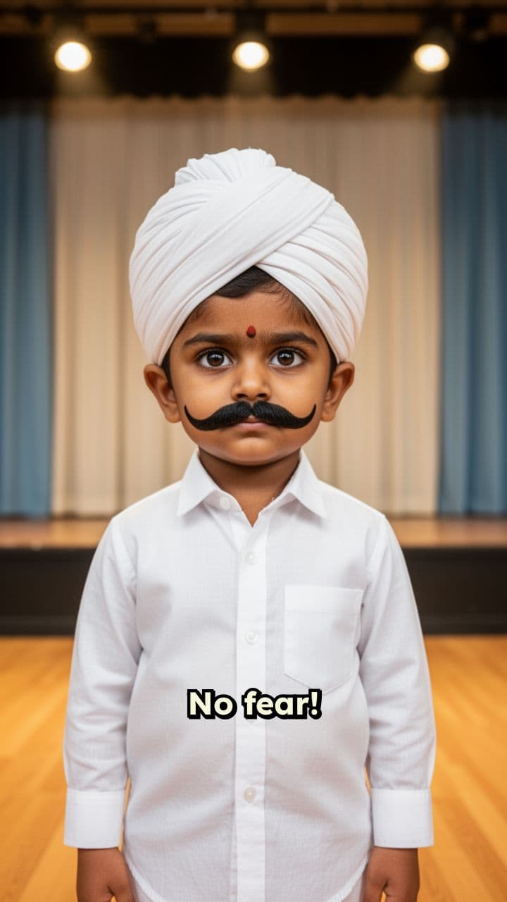 Little Bharathiyar: Patriotic Fancy Dress