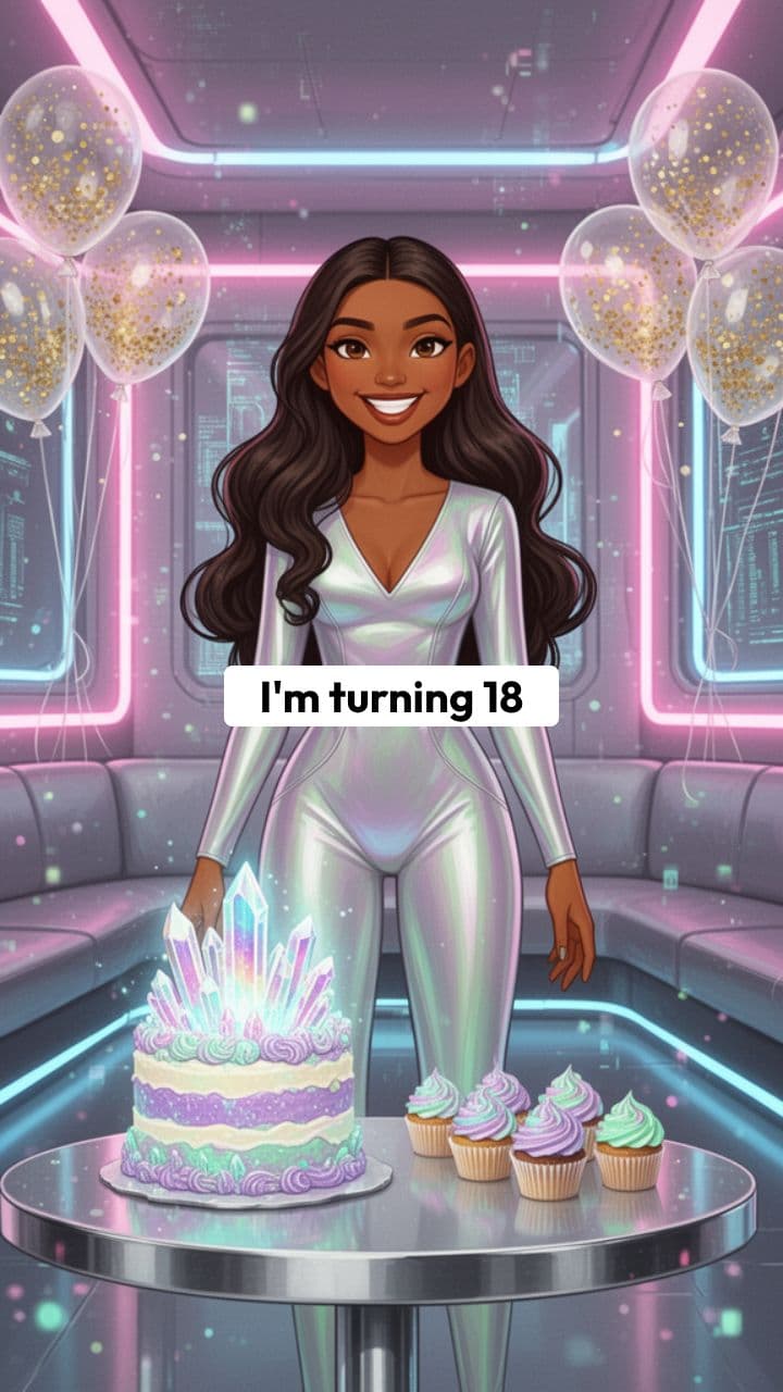 Futuristic 18th Birthday Celebration