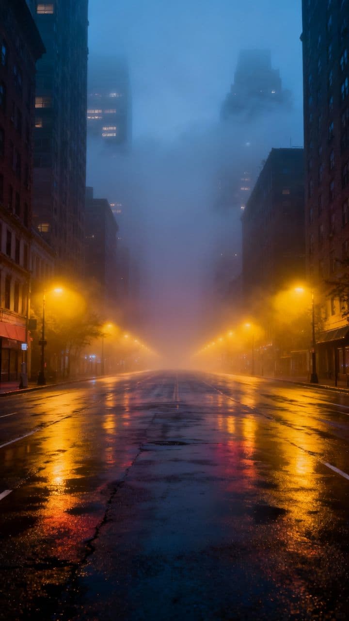 Туман над городом