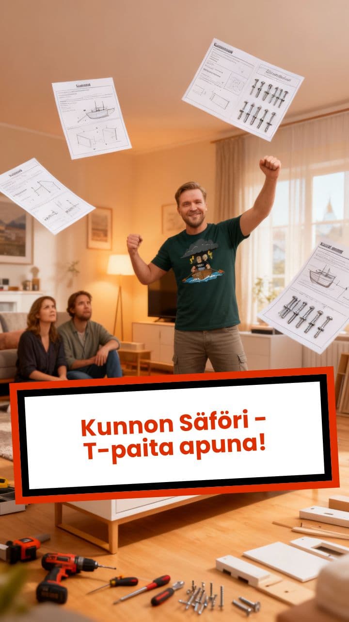 Kunnon Säföri - T-paita apuna!