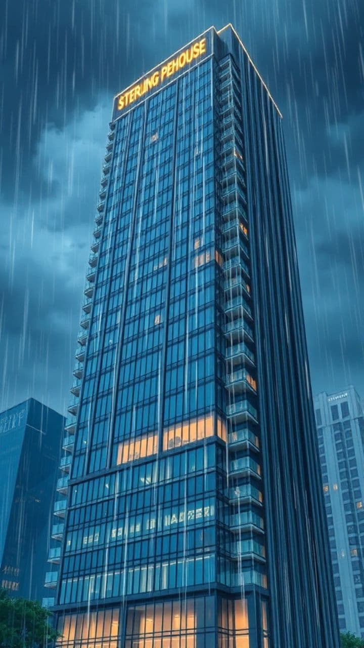 Rainy Penthouse Contemplation