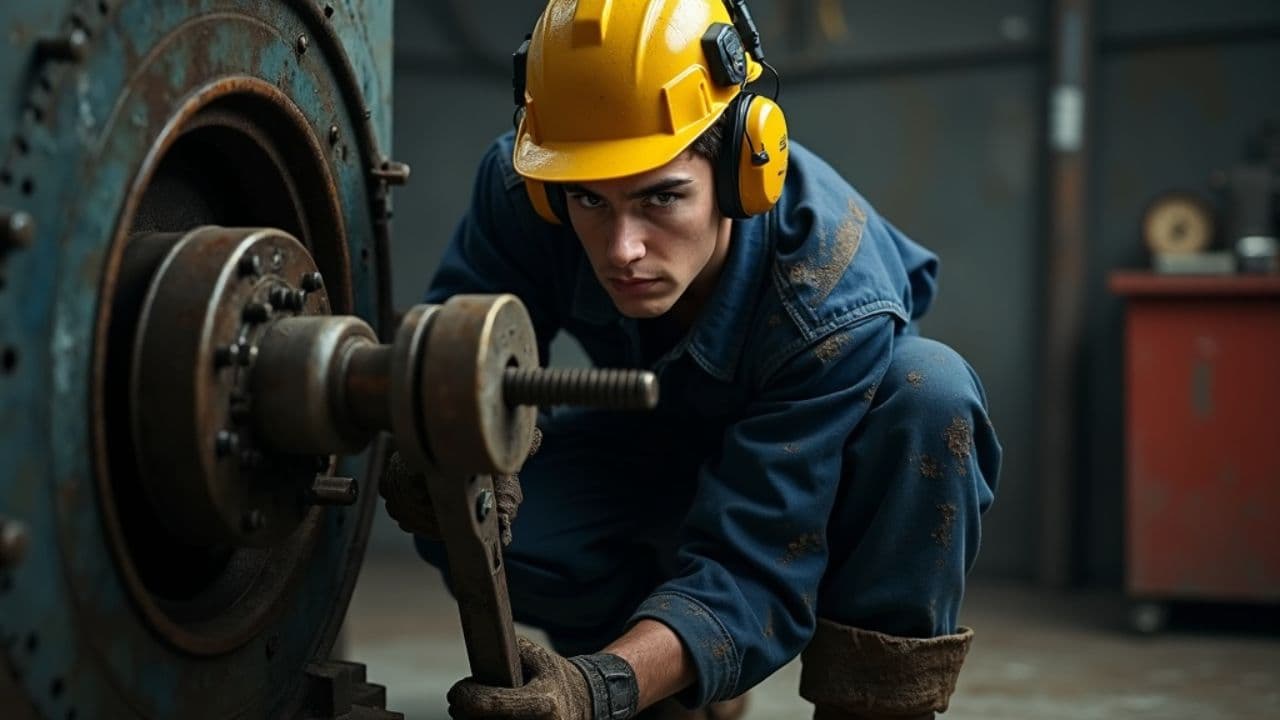 Atelier mécanique en folie