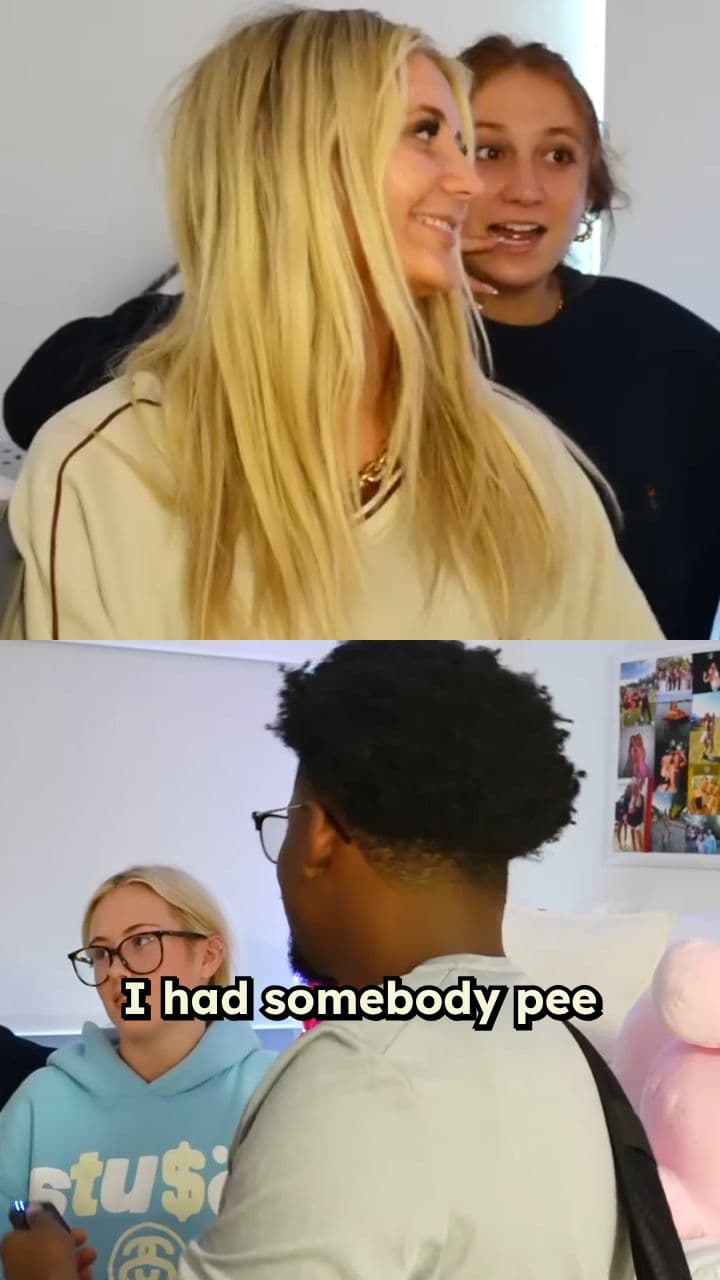 A Guy Peed In Her Dorm Bed