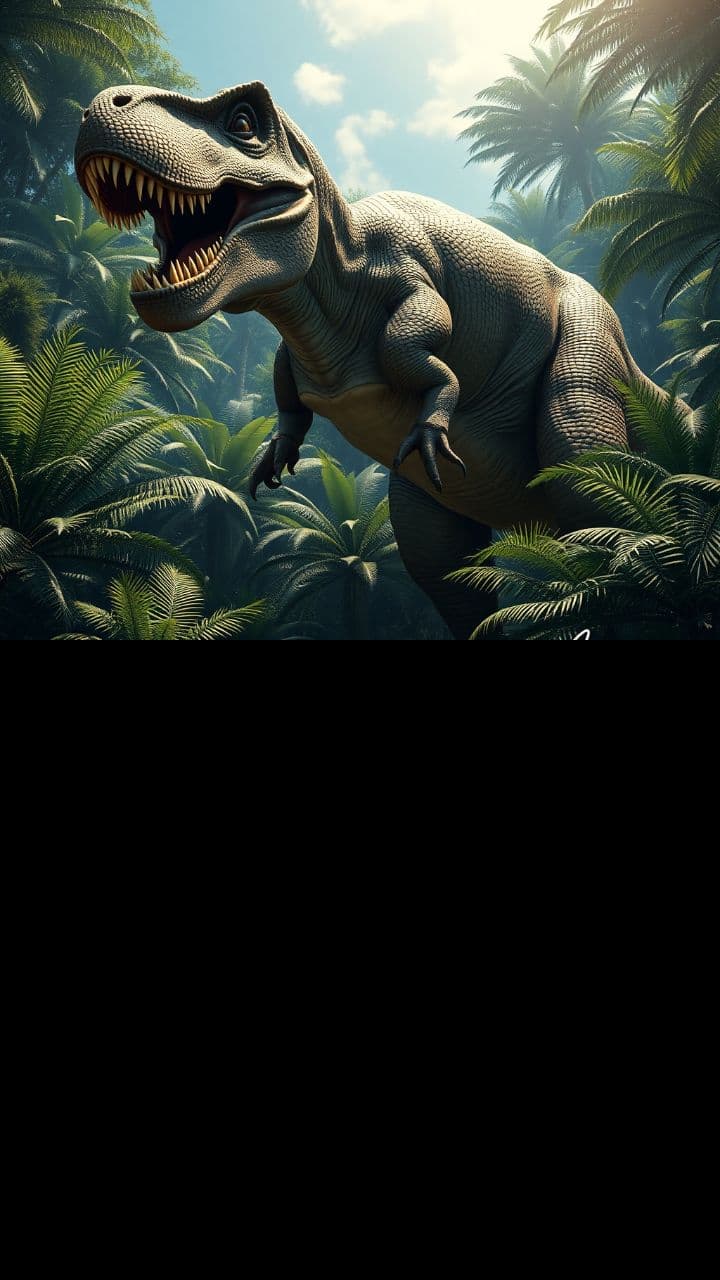 Серьезный динозавр