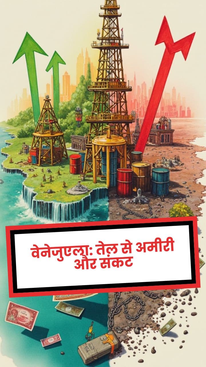 वेनेजुएला: तेल से अमीरी और संकट