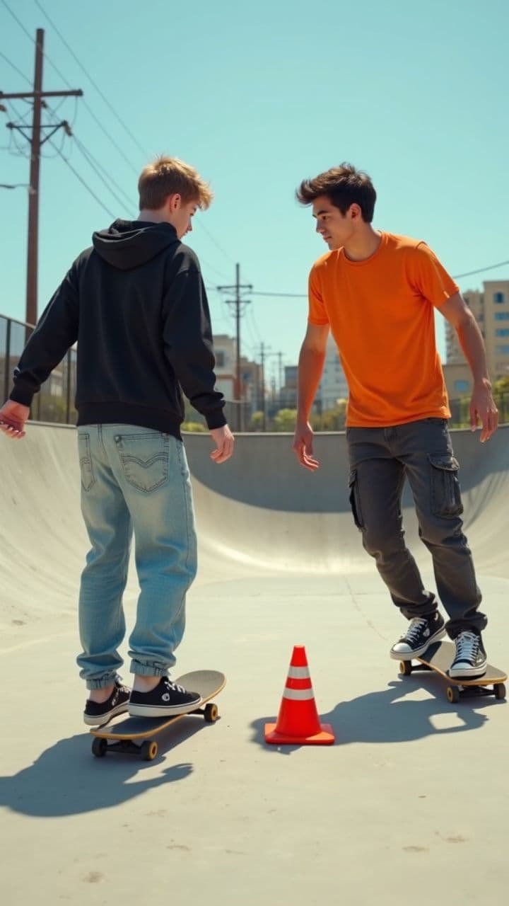 Synchronized Skate Ollie