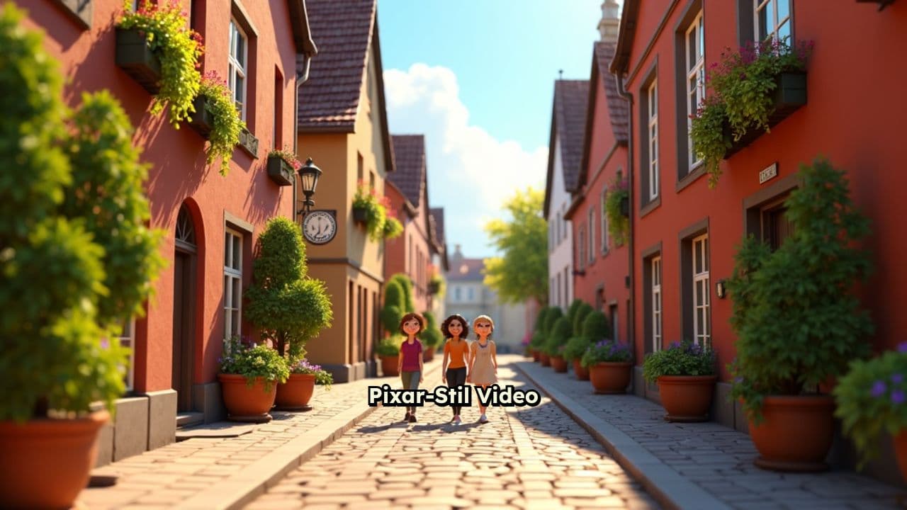 Münster im Pixar-Stil