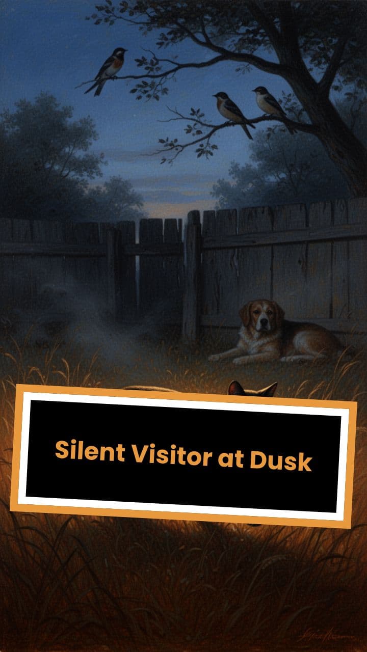 Silent Visitor at Dusk