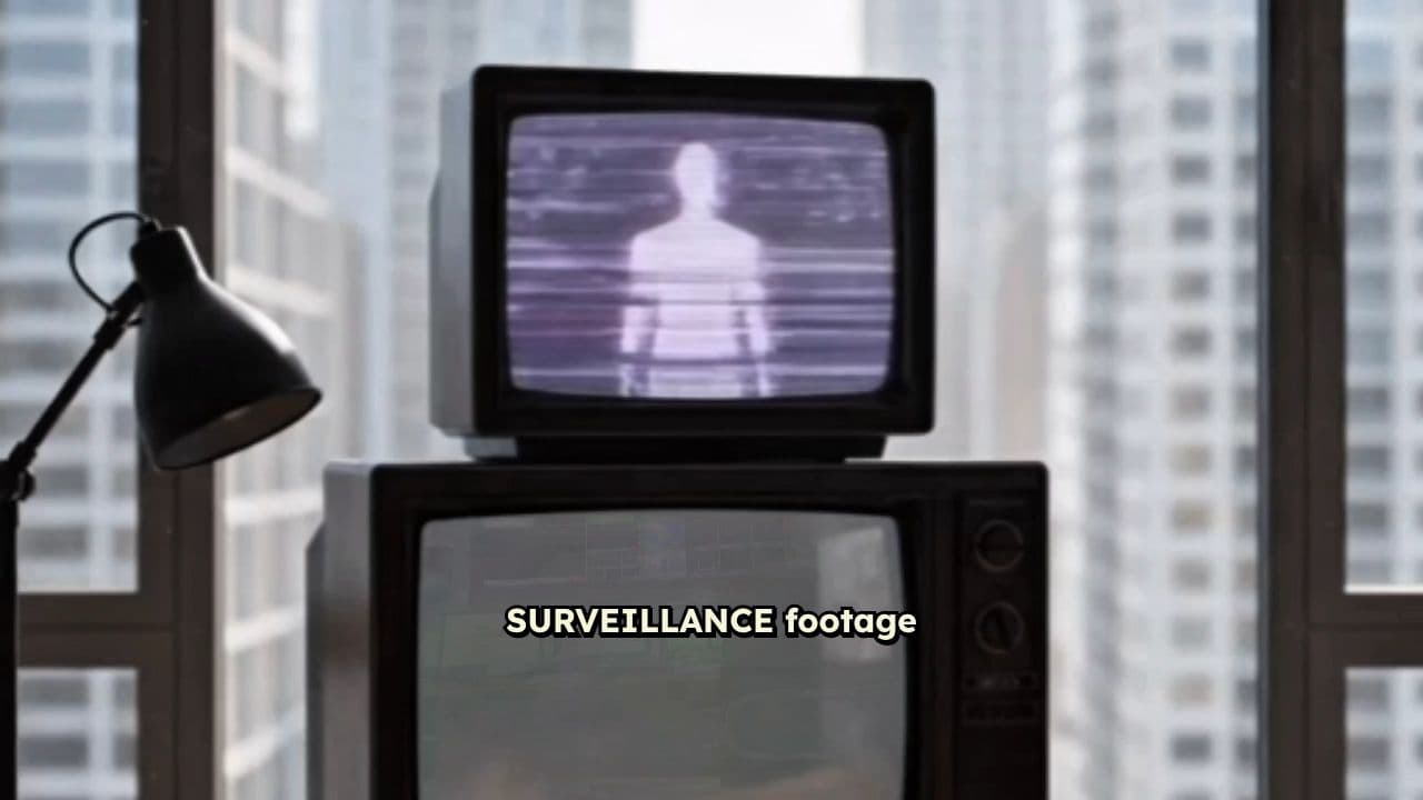 Eerie Gaming Setup Captured on Surveillance