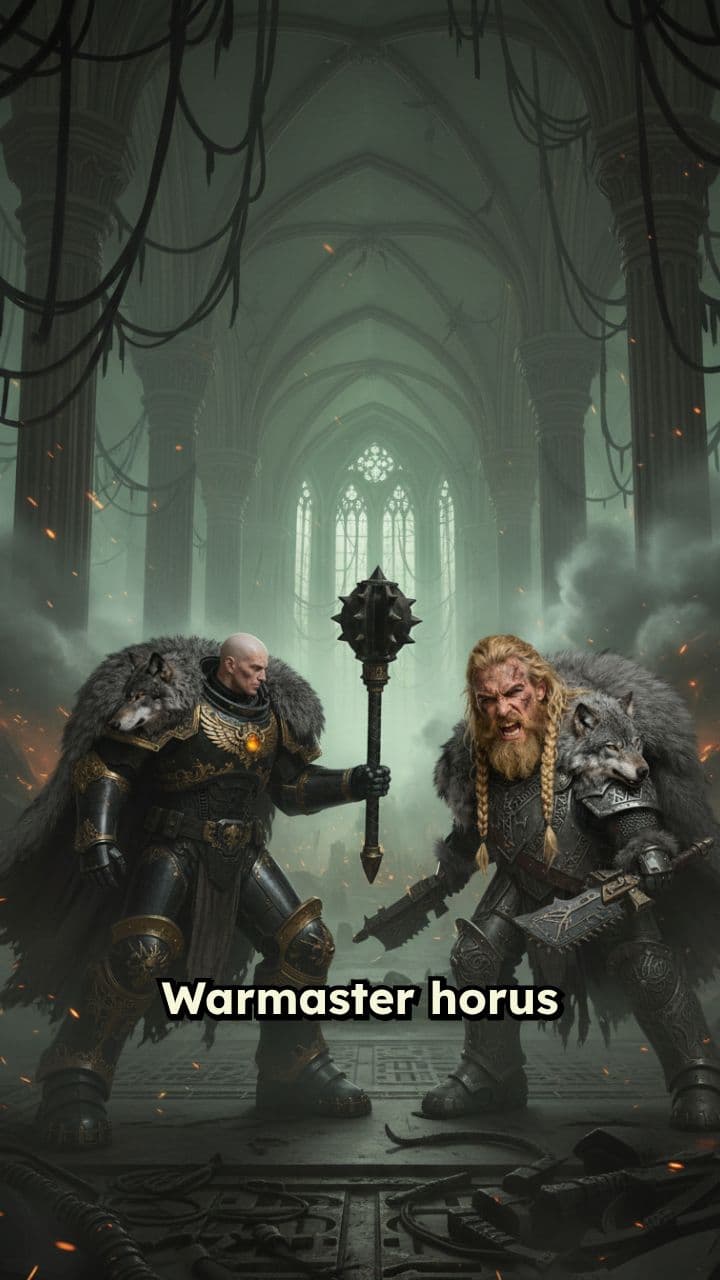 Horus Defeats Leman Russ Aboard Vengeful Spirit