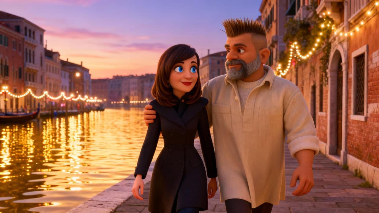 #7637Venetian Romance