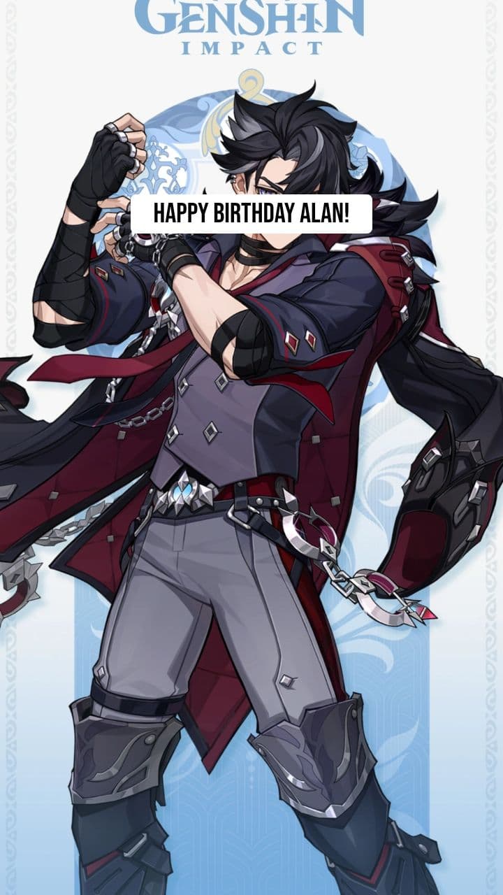 Birthday Message for Alan