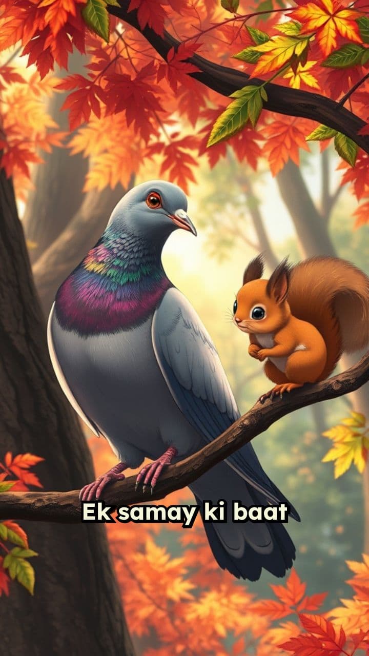 Kabootar aur Gilahari ki Dosti