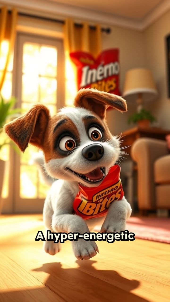 Spicy Chip Chase: Dog's Hilarious Adventure