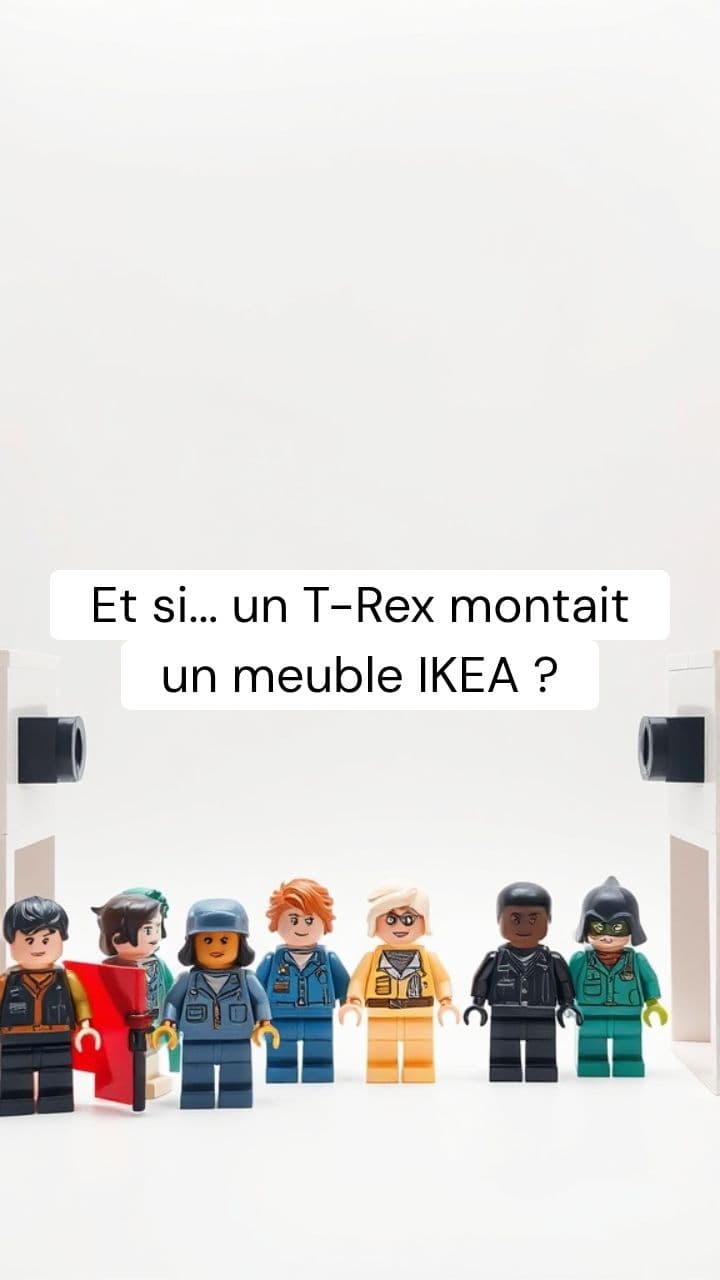 Et si un T-Rex montait un meuble IKEA ?