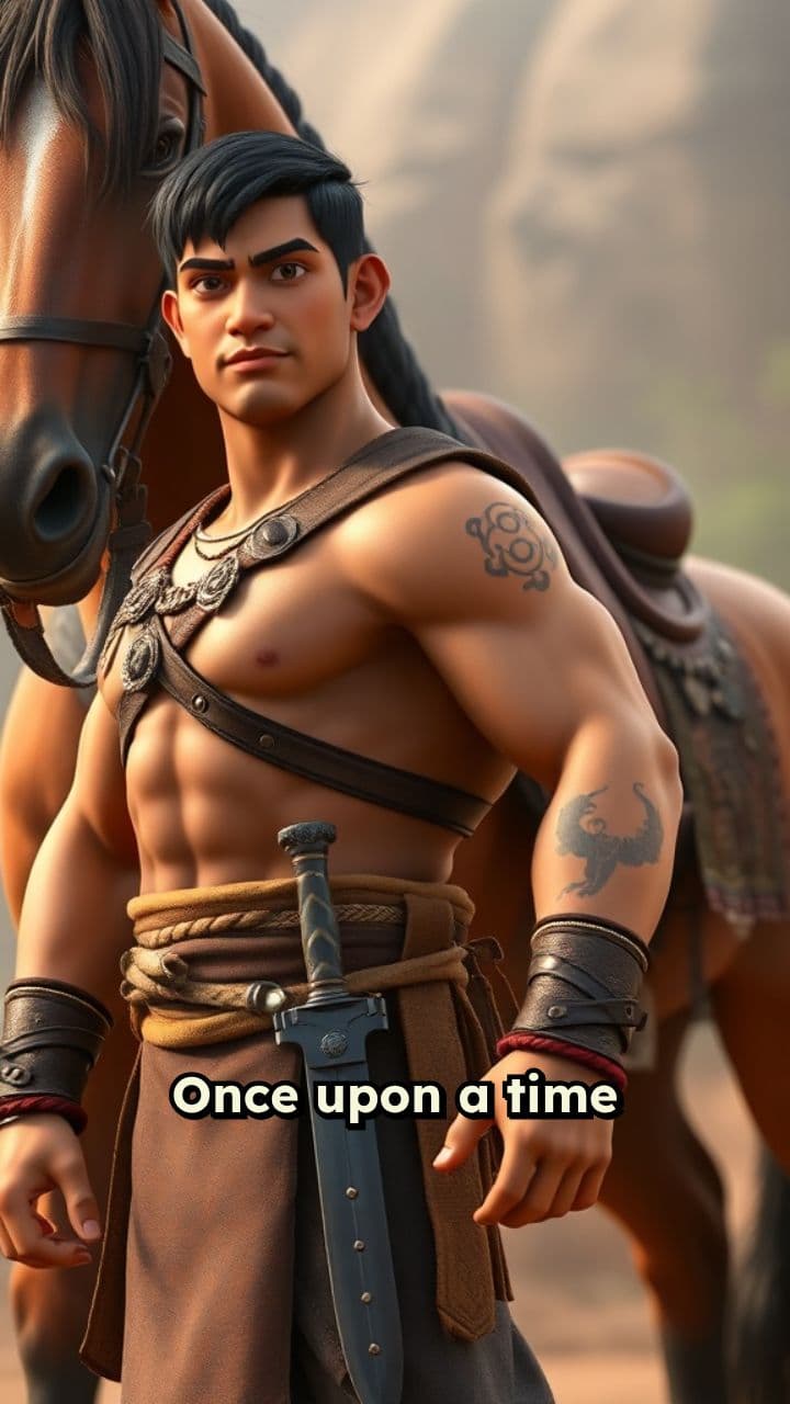 The Warrior and the Beautiful Girl