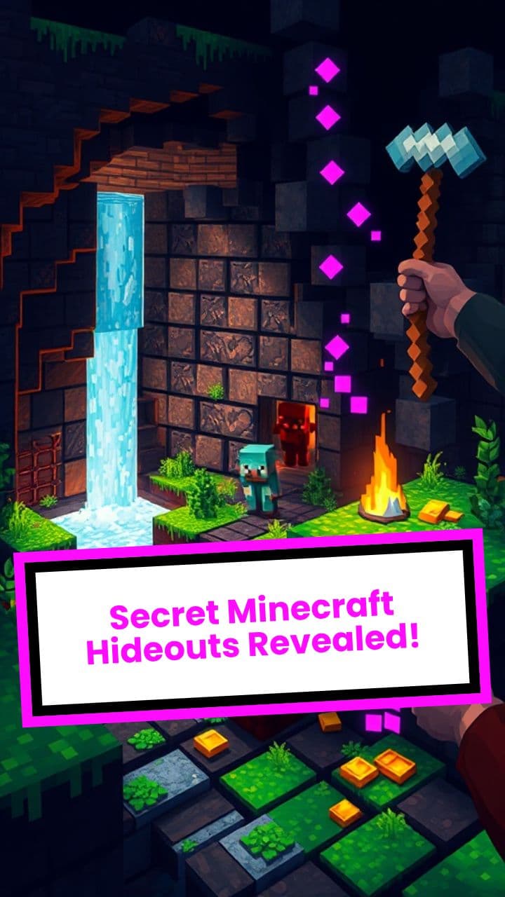 Secret Minecraft Hideouts Revealed!