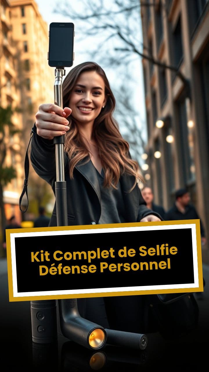 Kit Complet de Selfie Défense Personnel
