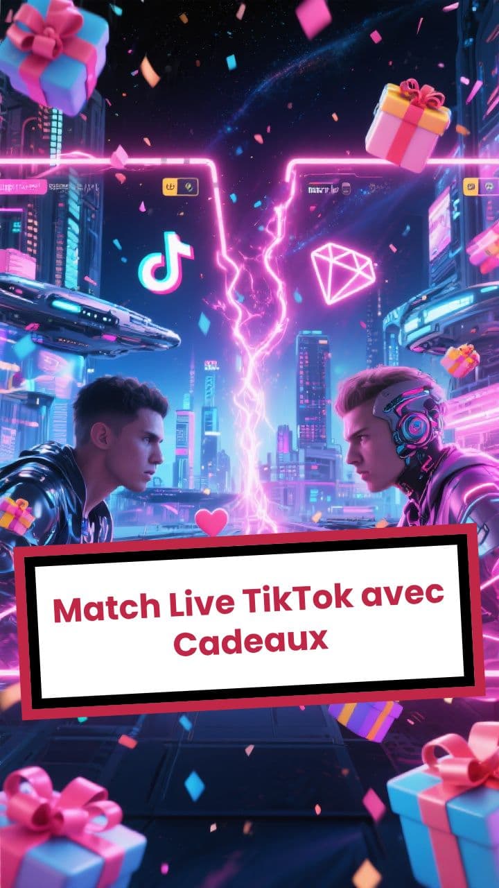 Match Live TikTok avec Cadeaux