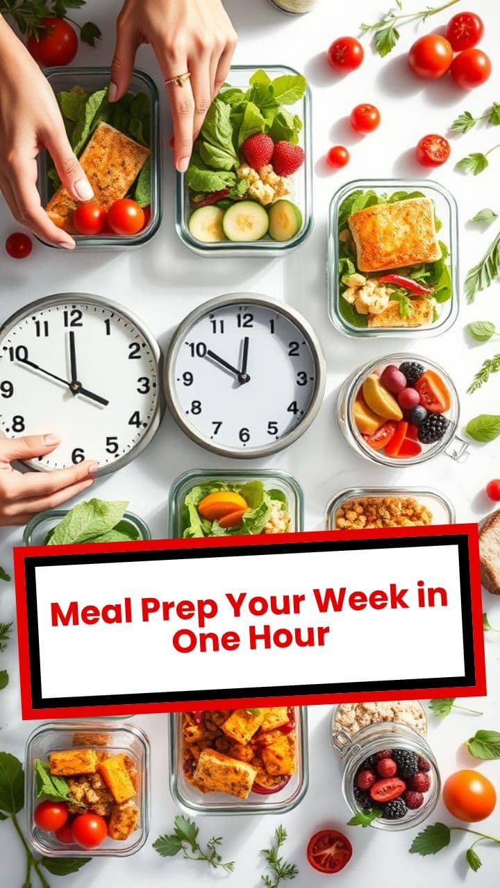 Meal Prep Your Week in One Hour