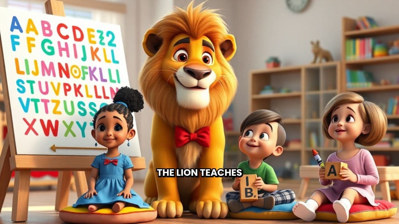 The Lion's Alphabet Lessons for Kids