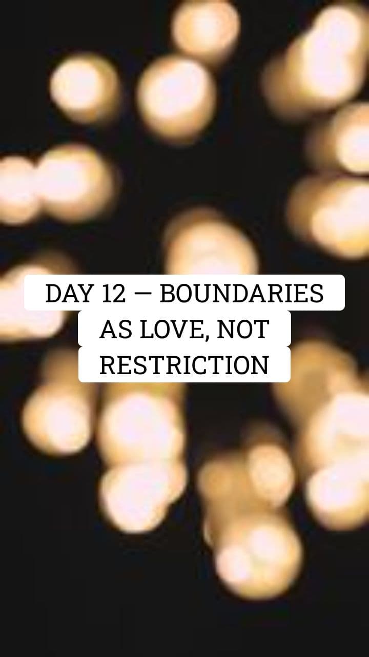 Boundaries As Love