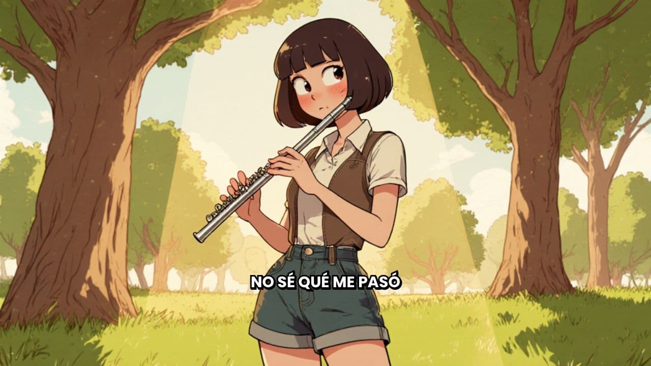 Aprendiendo a tocar la flauta