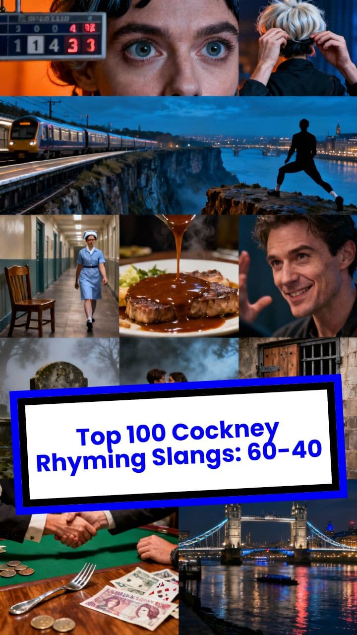 Top 100 Cockney Rhyming Slangs: 60-40
